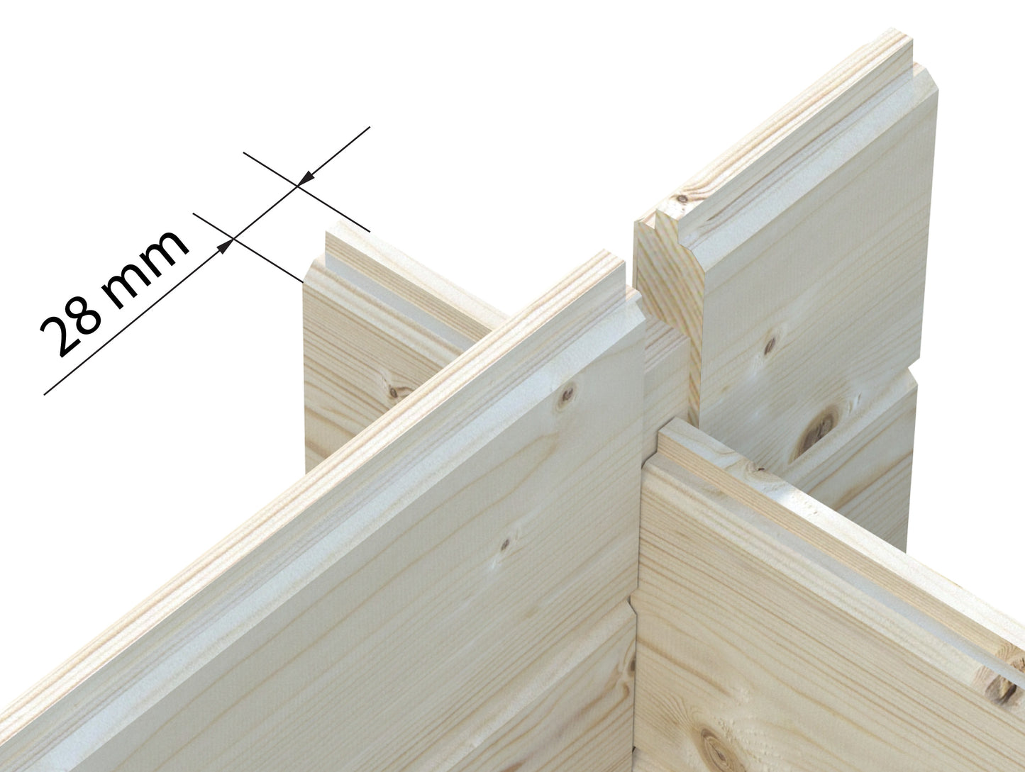 Egypt 2.6 x 3.2m Log Cabin