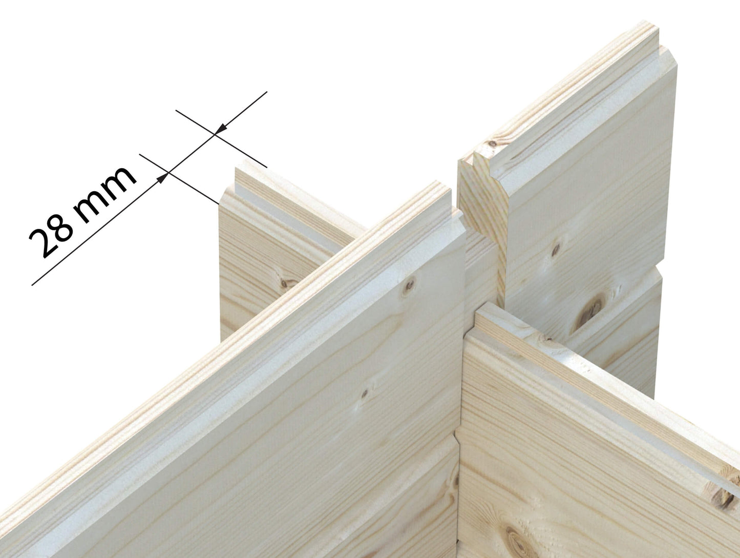 Egypt 3.2 x 3.2m Log Cabin