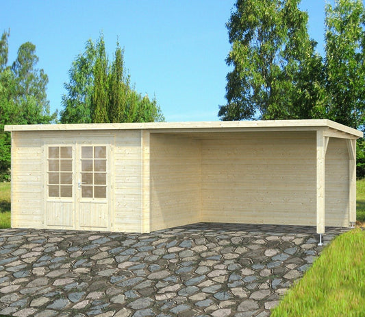 Egypt 6.7 x 3.2m Log Cabin