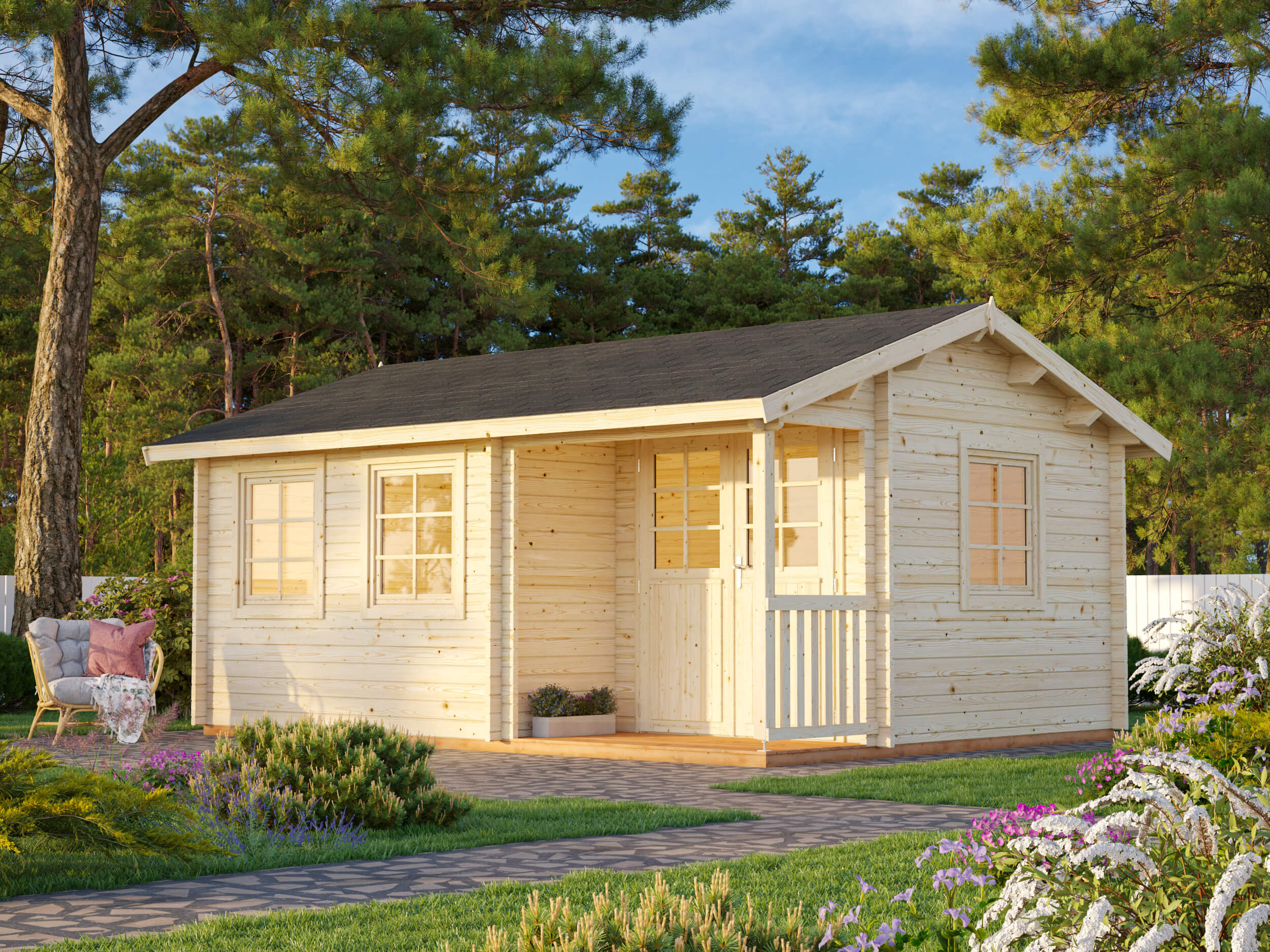 Susanna 5.3x4.0m Log Cabin