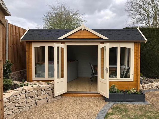 Mini Penthouse Log Cabin: The Ultimate Bar and Entertainment Space