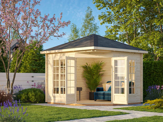 Monaco 3.0x3.0m Log Cabin Pavilion