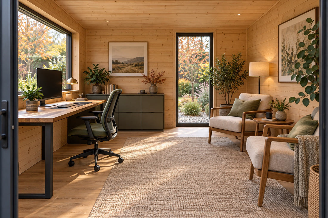 Multi-Purpose Garden Room Ideas for Work and Relaxation