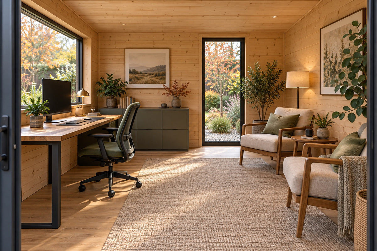 Multi-Purpose Garden Room Ideas for Work and Relaxation