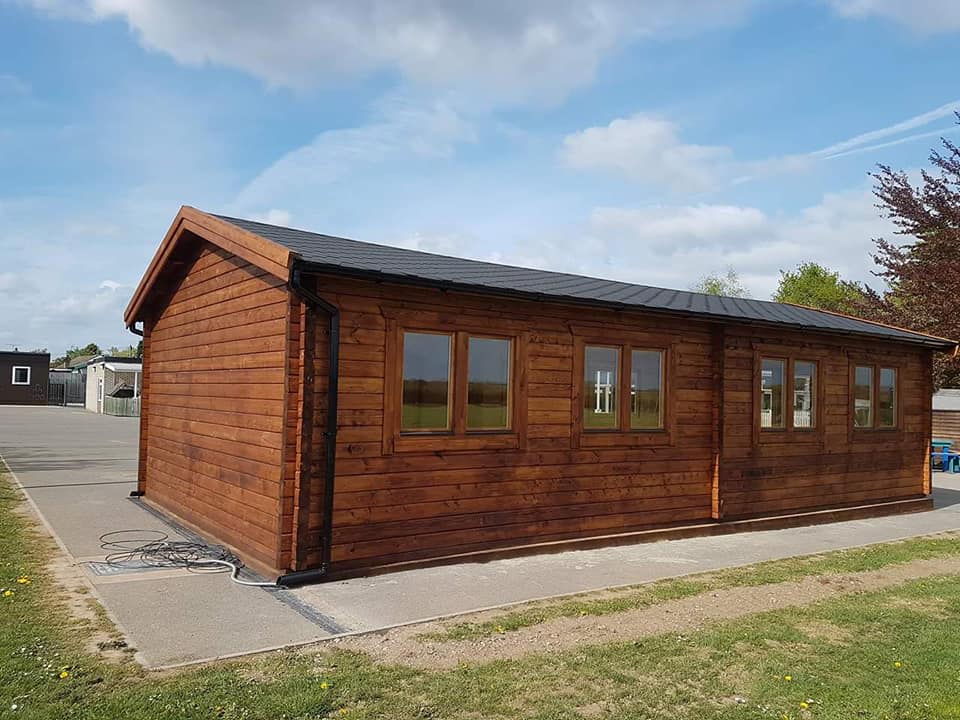 Sports Pavilion Log Cabin