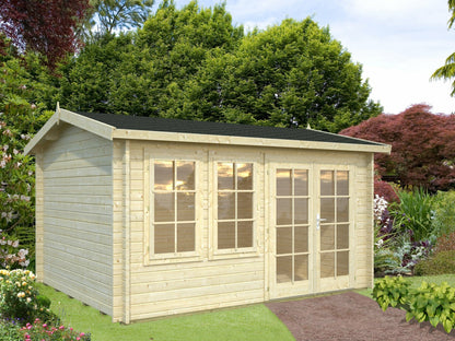 California 4.1 x 3.2m Log Cabin