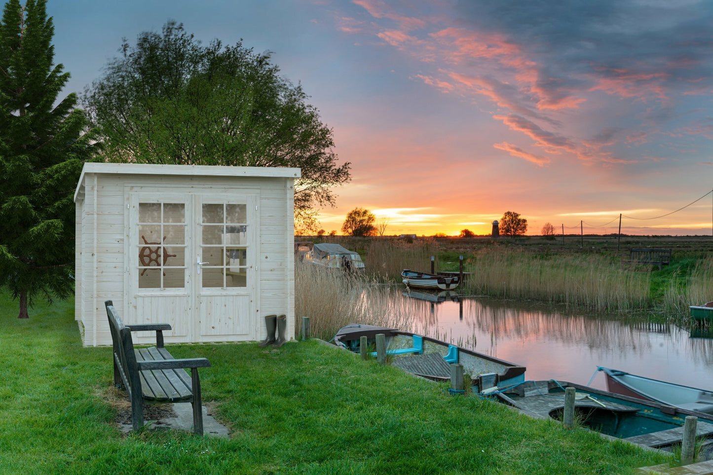 Egypt 2.6 x 3.2m Log Cabin