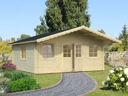 Hawaii 5.3 x 5.3m Log Cabin