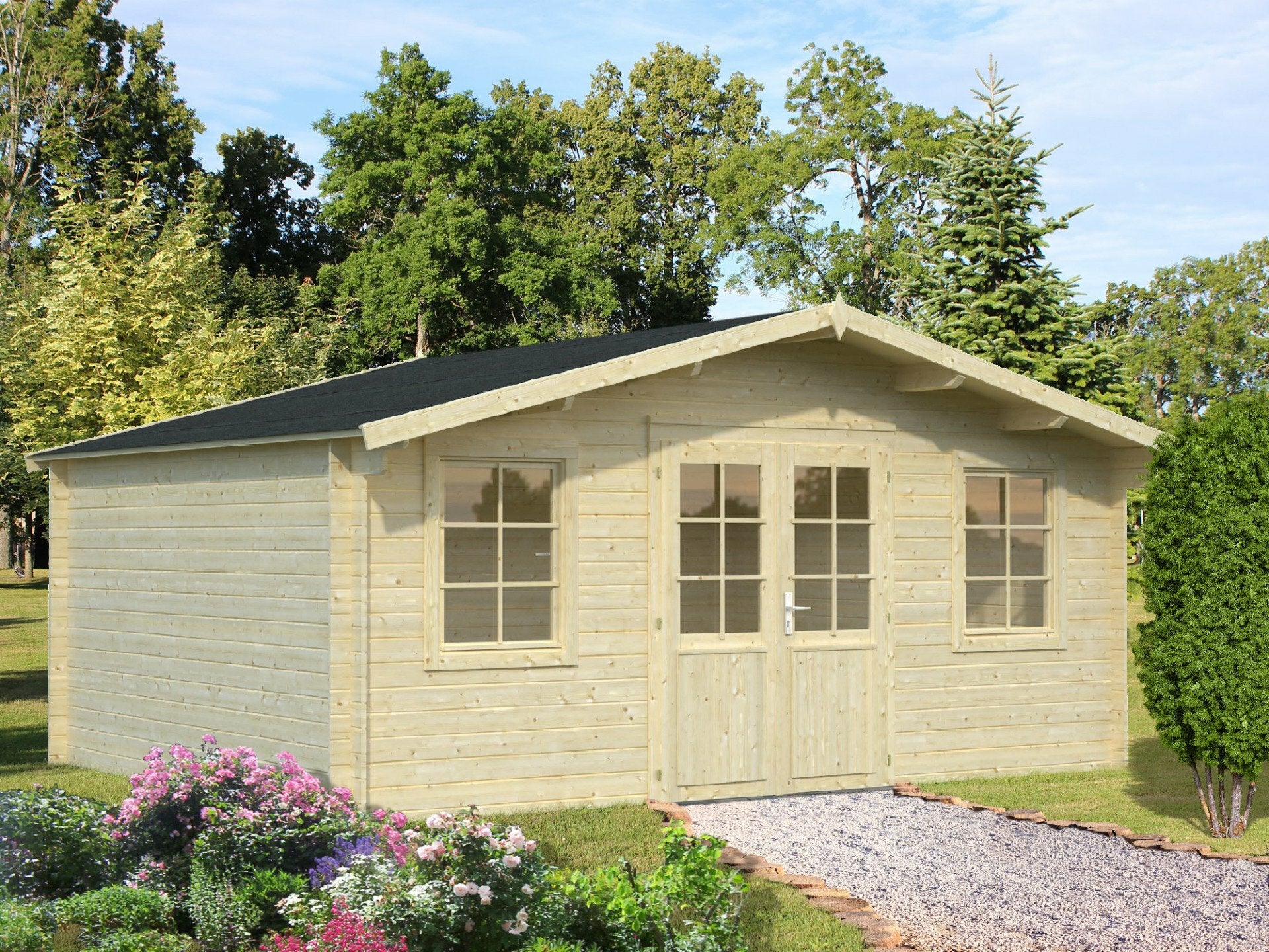 Lisbon 5.0 x 3.8m Log Cabin