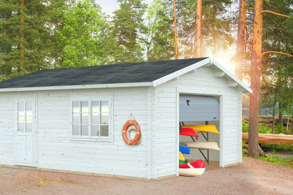 Turin 4.7 x 5.7m Log Cabin Garage