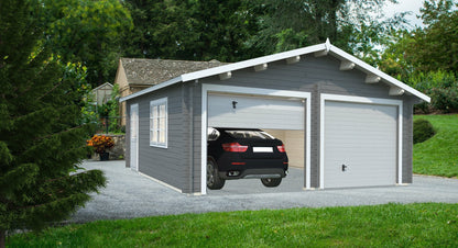 Verona Double Garage 6.0 x 5.3m Log Cabin