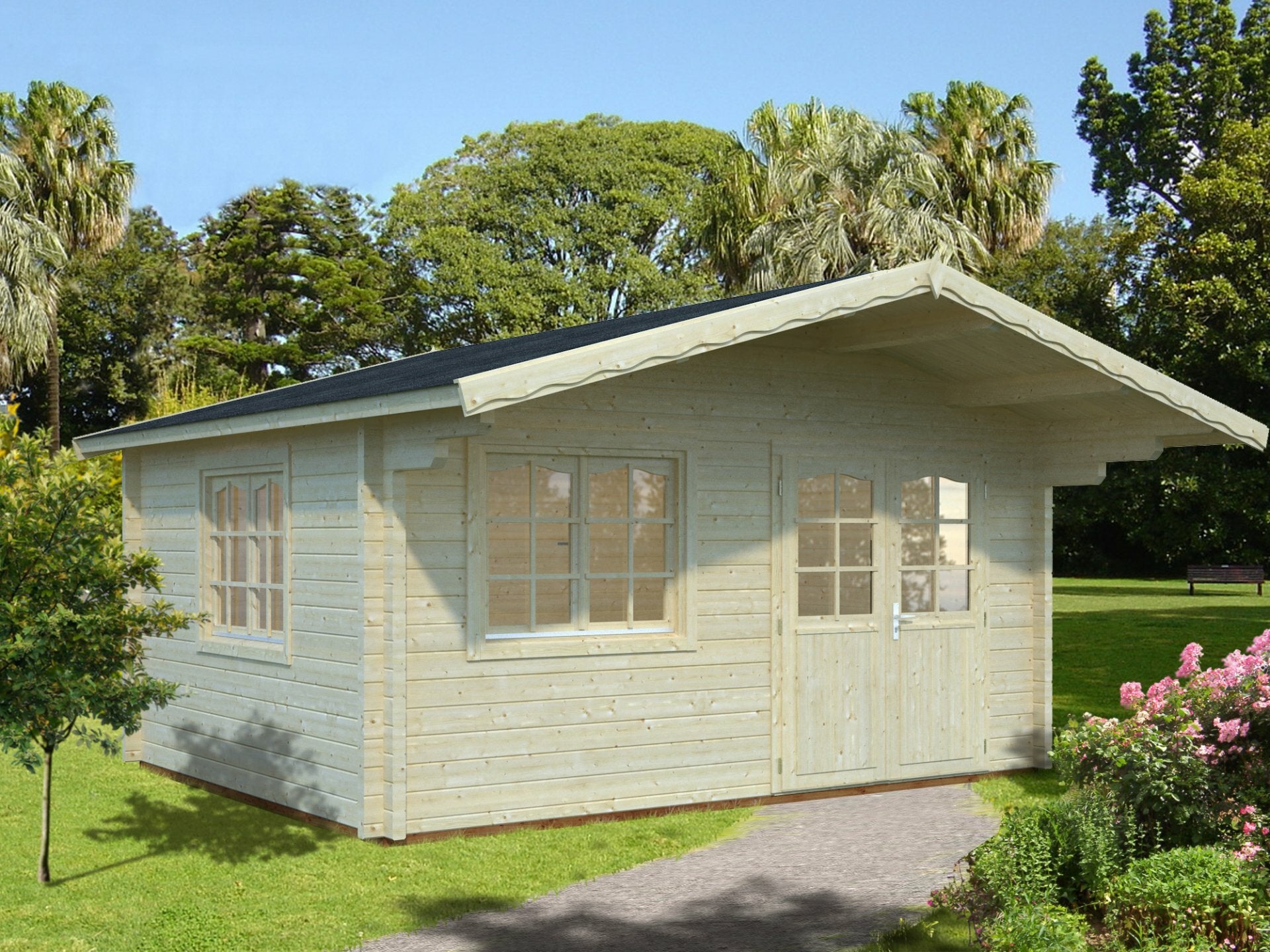 muirfield 4.7 x 3.9m Log Cabin