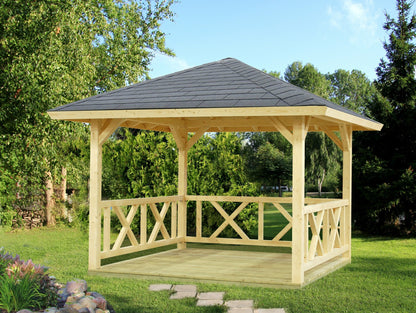 Perth 3.0x3.0m Log Cabin Gazebo