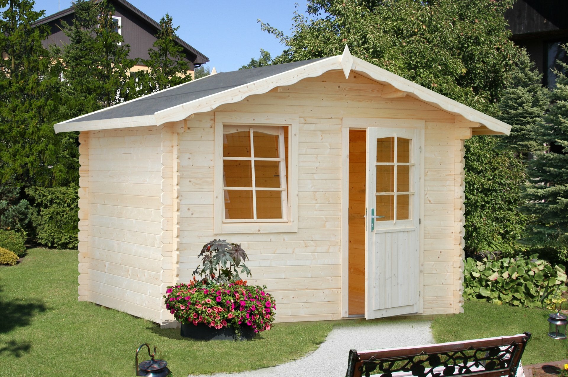 Rose 2.6 x 2.2m Log Cabin