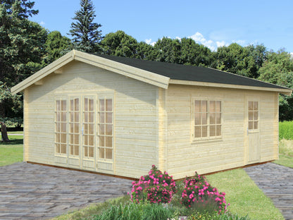 Venice 5.6x5.6m Log Cabin