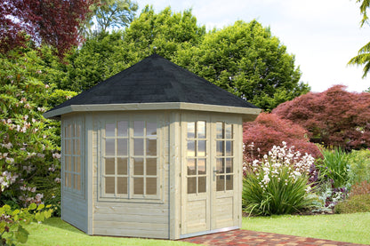 Verona 4 | 3.4x3.4m Log Cabin Pavillion