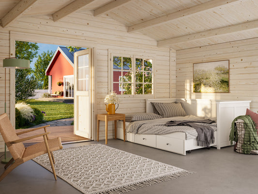 Britta 5.0 x 4.5m Log Cabin