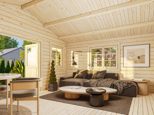Hawaii 5.3 x 4.1m Log Cabin