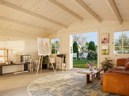 Lisbon 5.0 x 3.8m Log Cabin