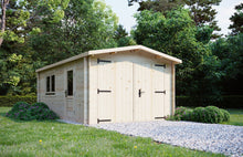 Warm Log Cabininster Garage 5.2 x 3.2m Log Cabin