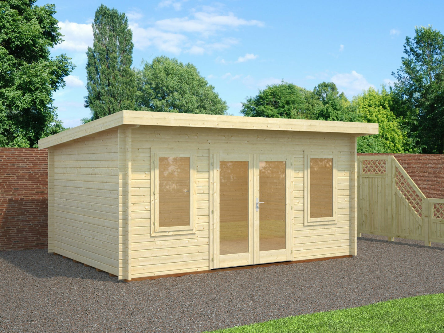 Bali 4.5 x 3.3m Log Cabin