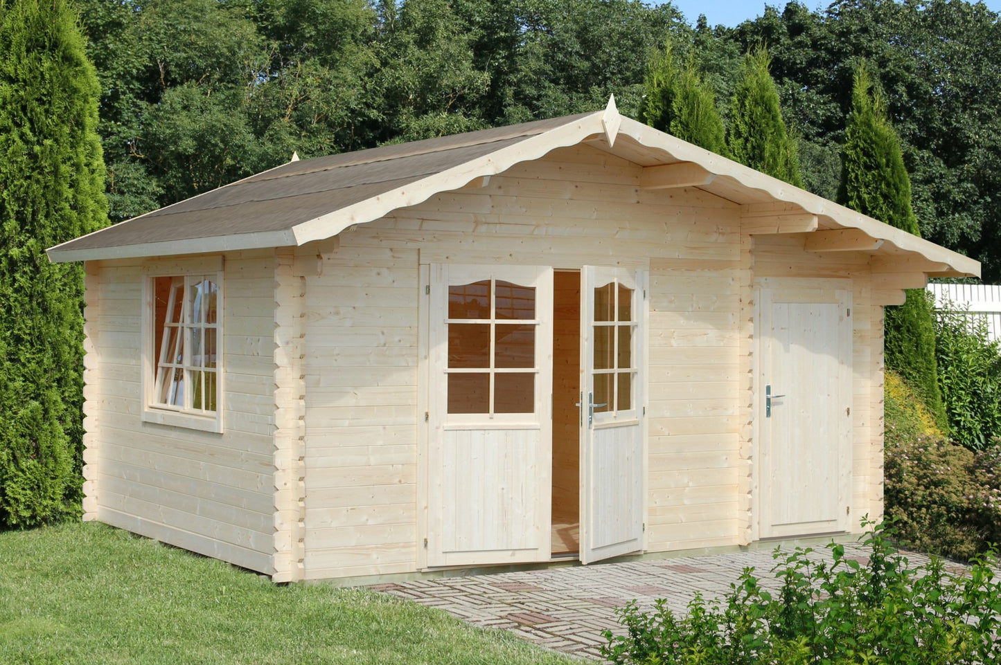 Biarritz 4.5 x 3.3m Log Cabin
