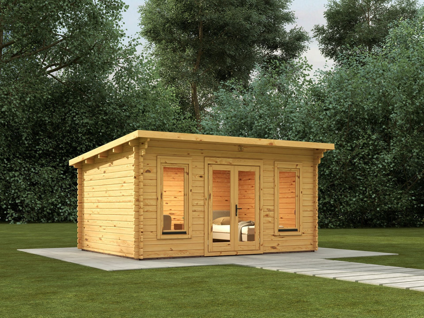 Bristol 4.7x3.5m Log Cabin