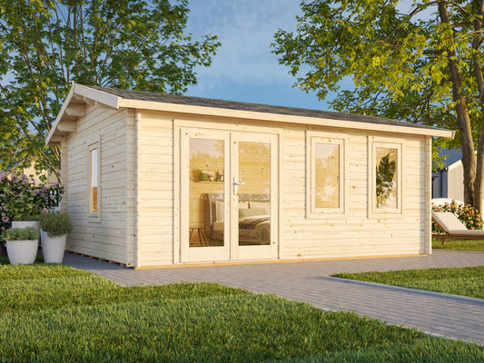 Cuba 5.3 x 4.1m Log Cabin