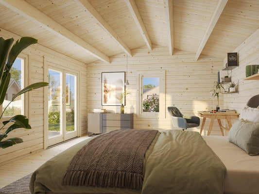 Cuba 5.3 x 4.1m Log Cabin