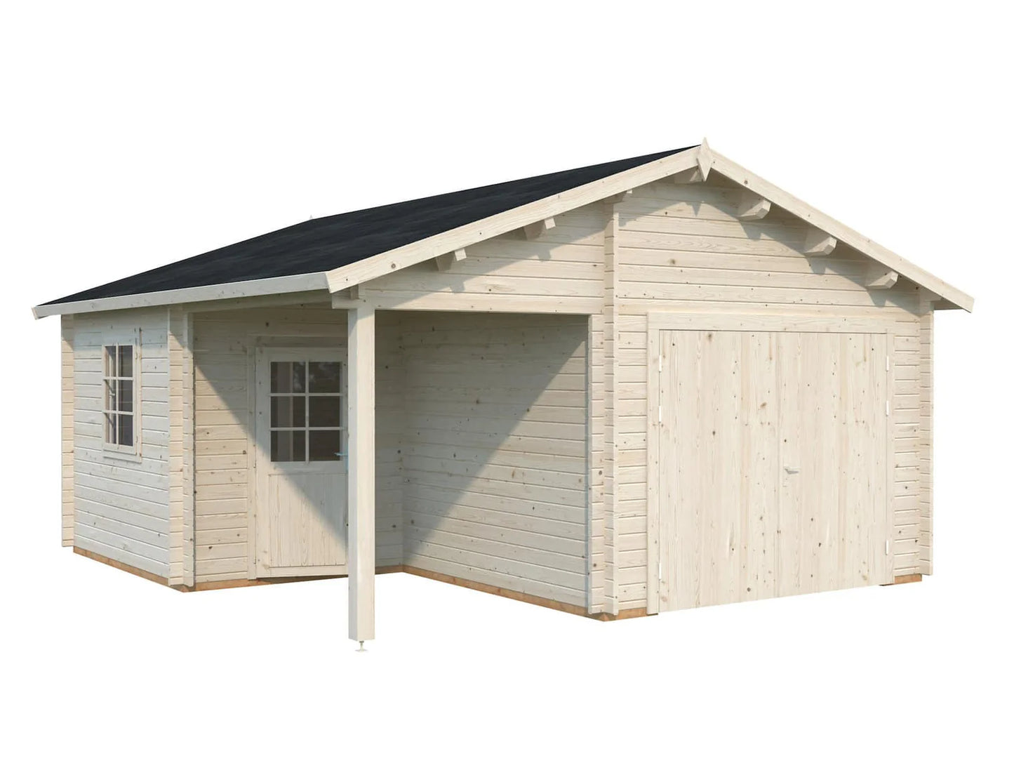 Garage 4 - 5.3 x 5.7m Log Cabin