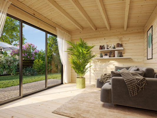 Georgia 3.0 x 3.9m Log Cabin