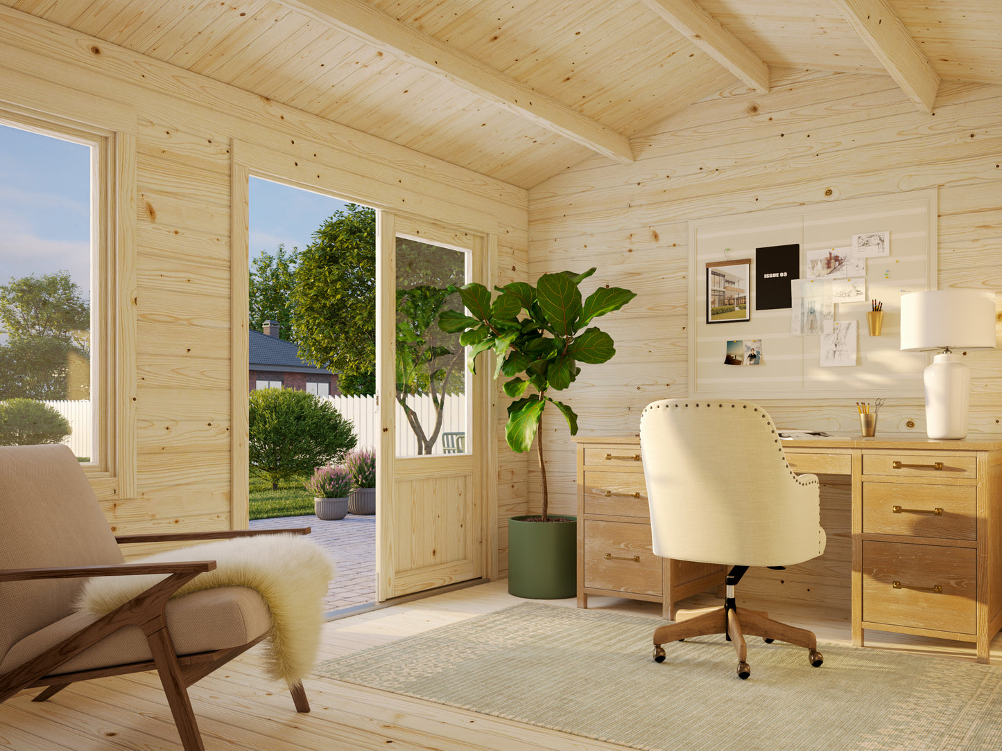 Italy 3.8 x 3.0m Log Cabin