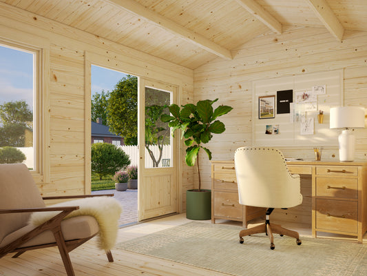 Italy 3.8 x 3.0m Log Cabin