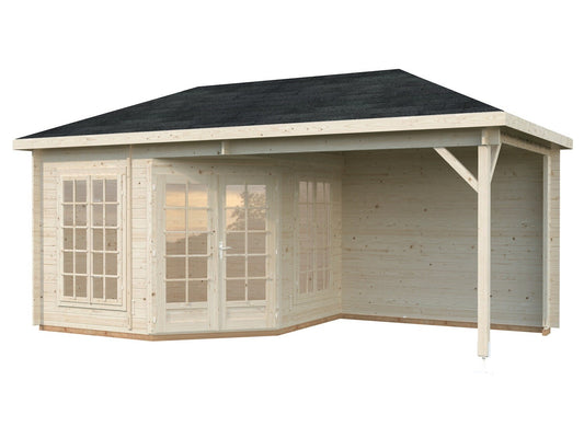 Malta 5.77x3.0m Log Cabin Pavilion