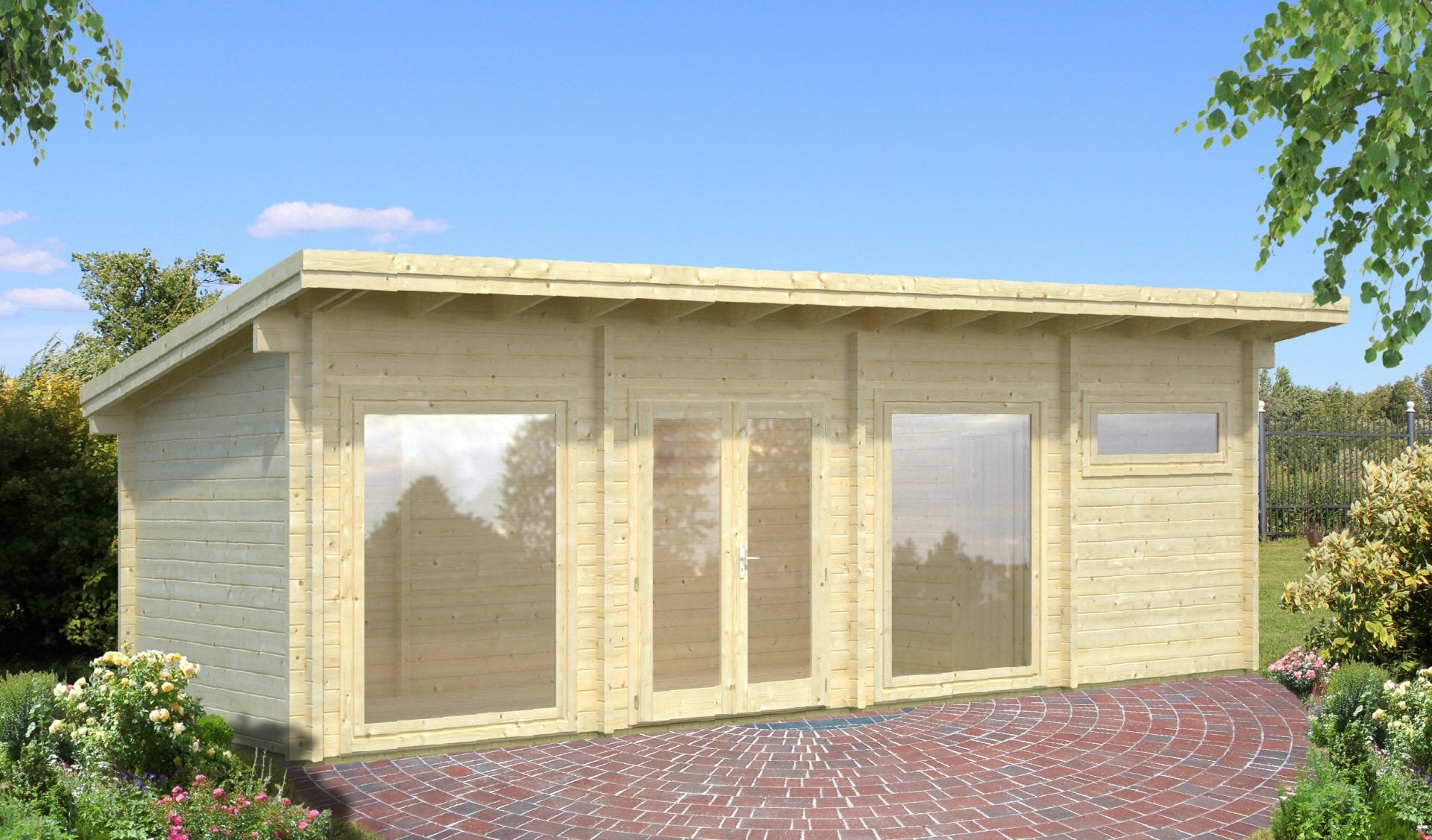 Modena XL 8.4x3.2m - log cabin store