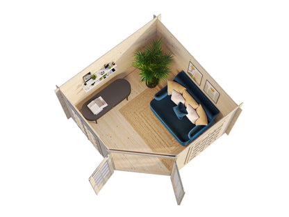 Monaco 3.0x3.0m Log Cabin Pavilion