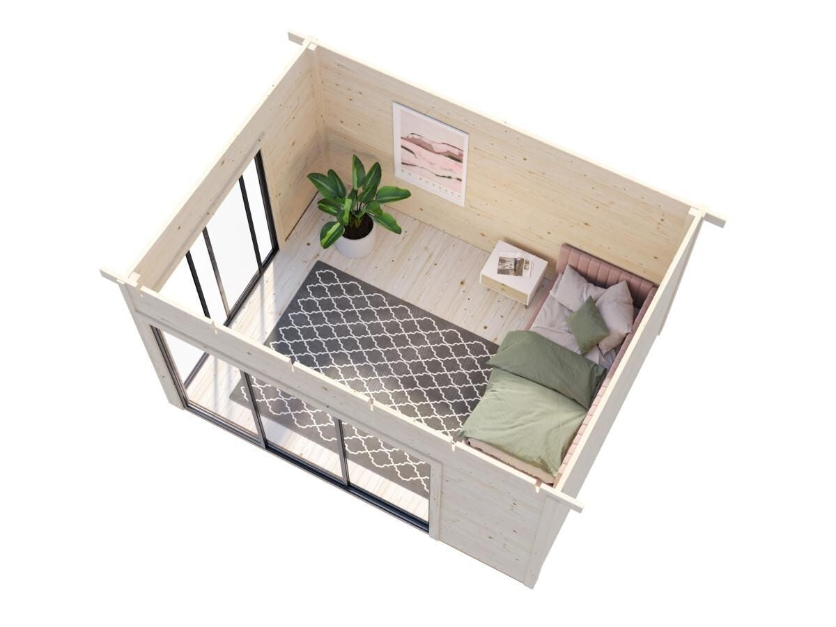 Palma 3.9x3.0m Log Cabin