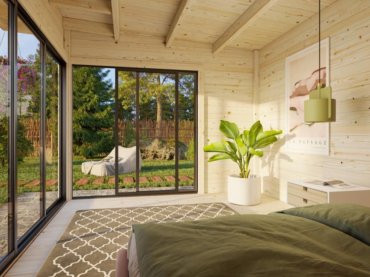 Palma 3.9x3.0m Log Cabin