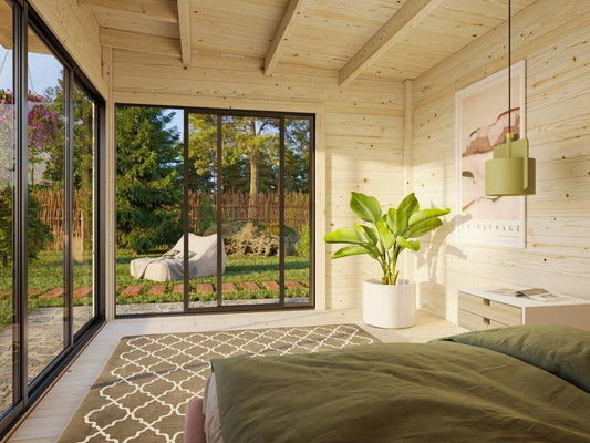 Palma 3.9x3.0m Log Cabin