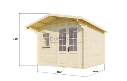 Ringwood 3.0x3.0m Log Cabin