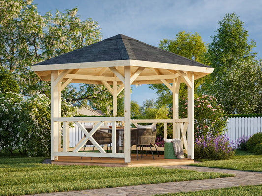 Sydney 3.4m Log Cabin Gazebo