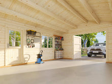 Turin 4.7 x 5.7m Log Cabin Garage