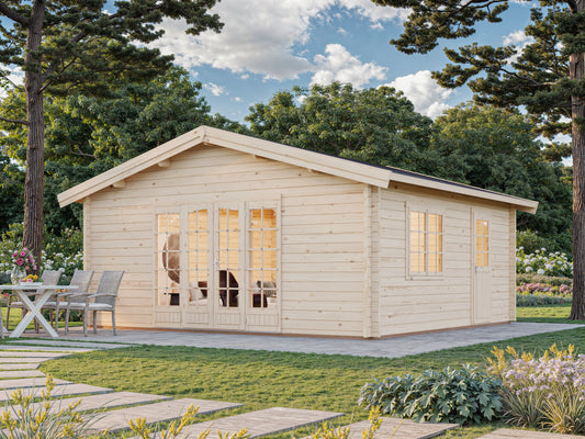 Venice 5.6x5.6m Log Cabin