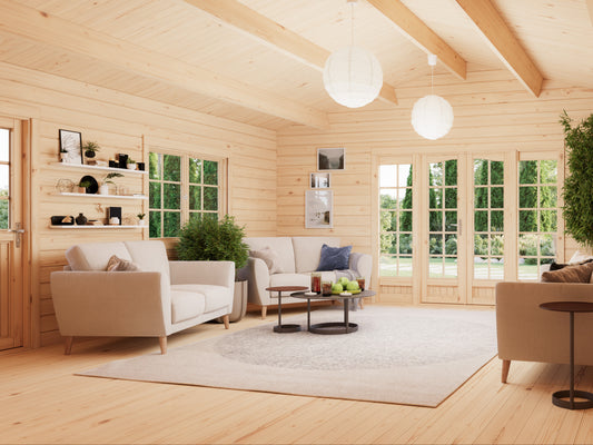 Venice 5.6x5.6m Log Cabin