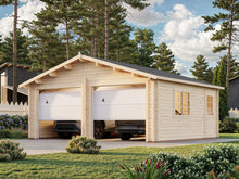 Verona Double Garage 6.0 x 5.3m Log Cabin